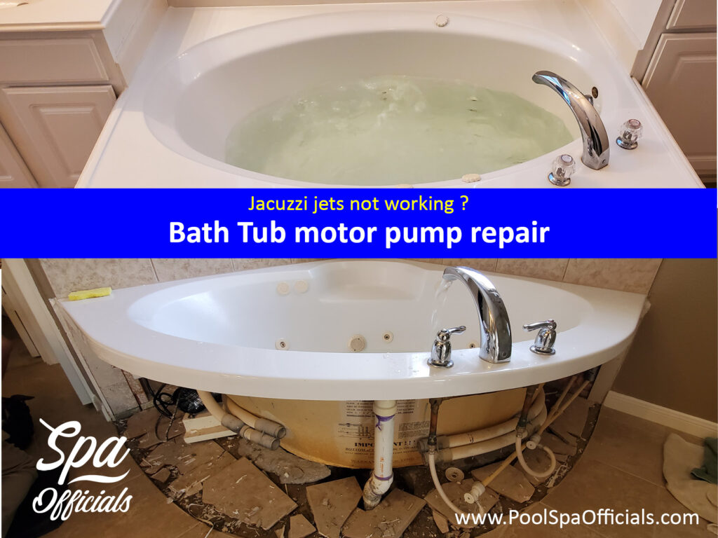 bath tub pump repair